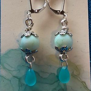 Tantalizing Teal Earrings